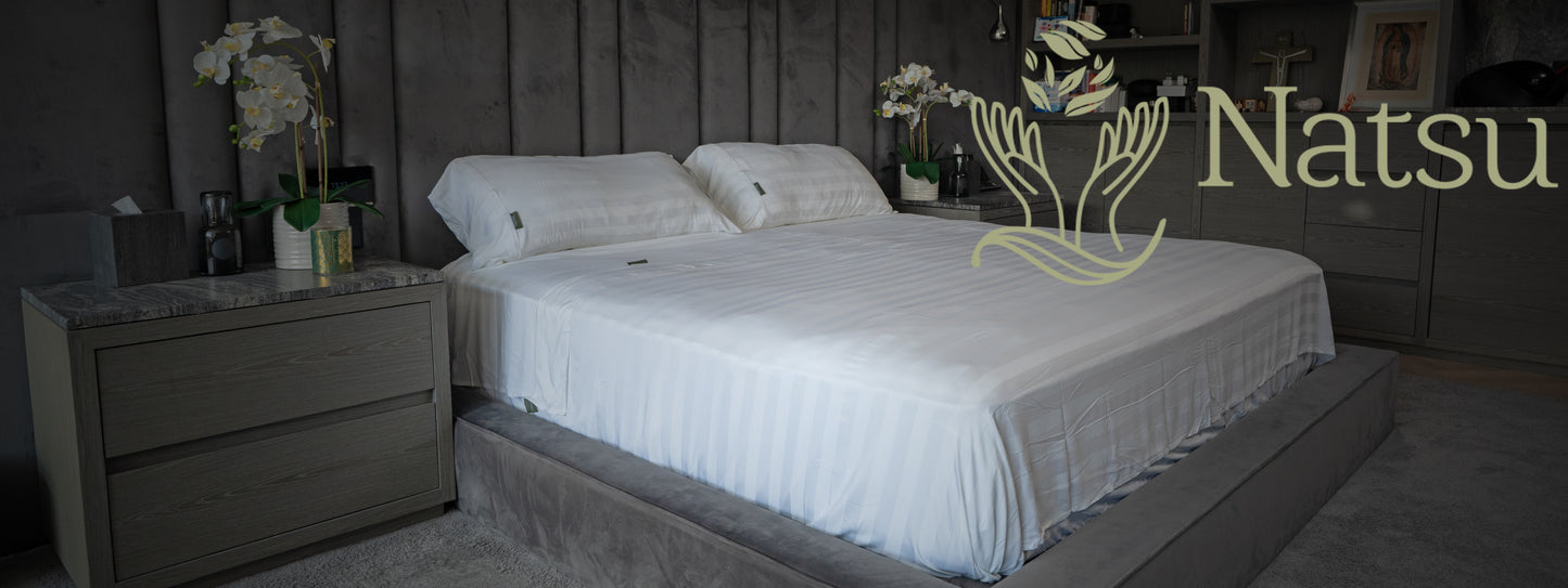 NEW Sábanas con líneas 100% bambú - Delicia bambú