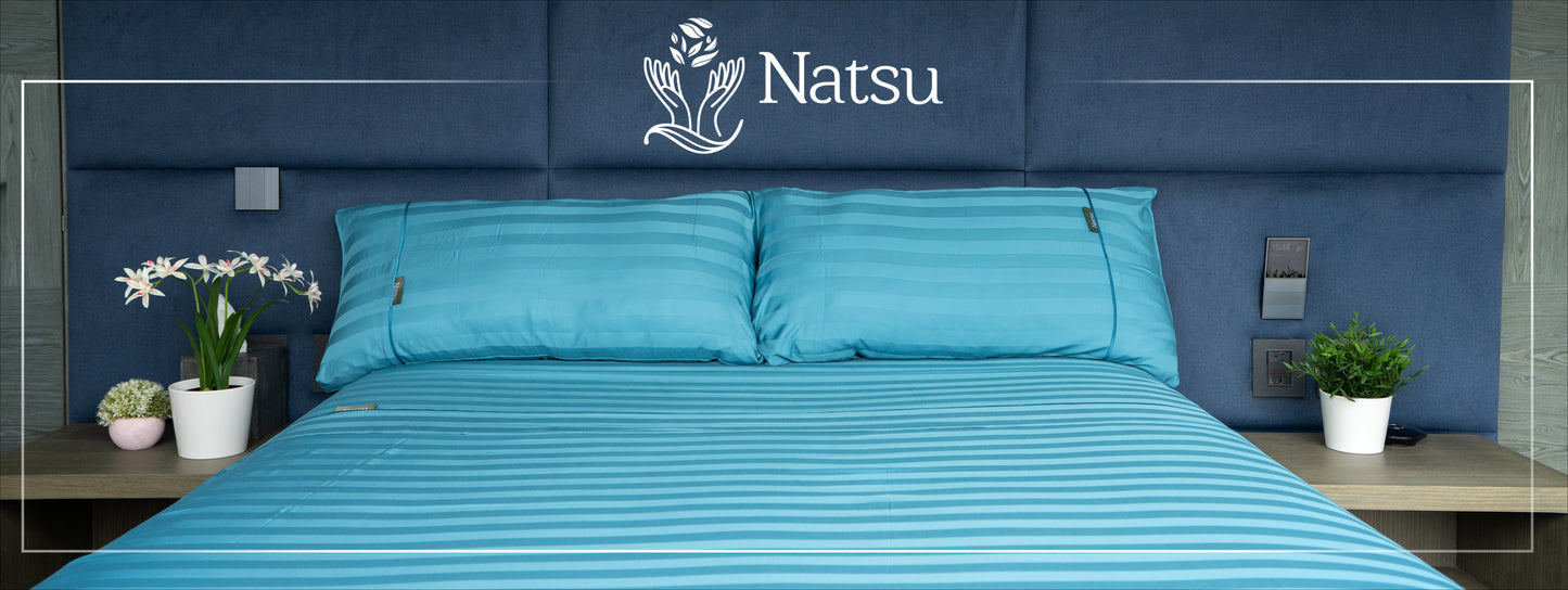 NEW Sábanas con líneas 100% bambú - Delicia bambú