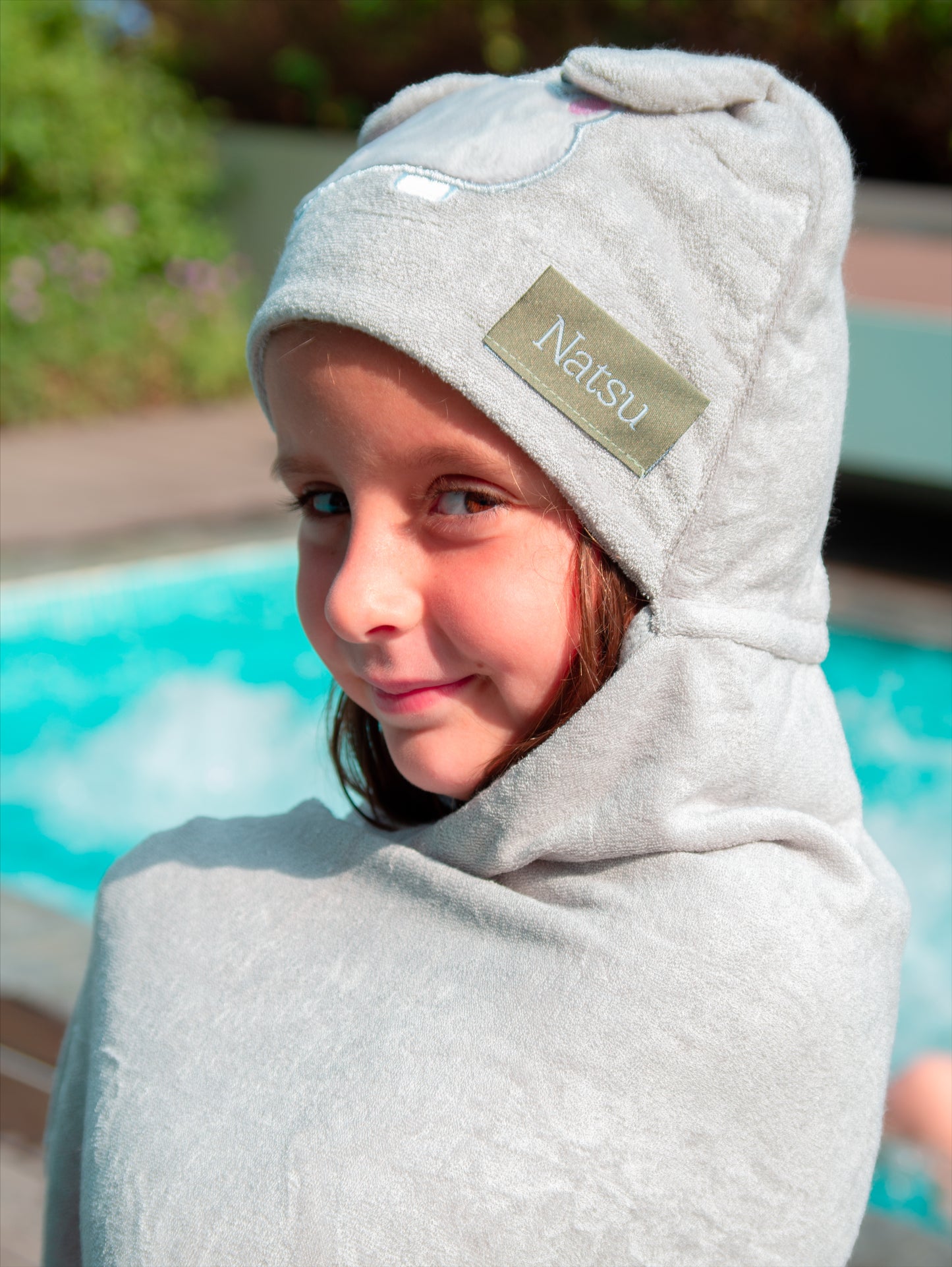 Divertida toalla capucha para niñ@s 100% bambú