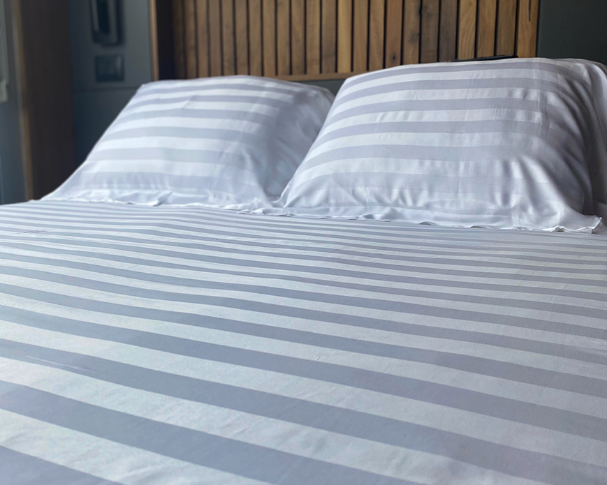 NEW Sábanas con líneas 100% bambú - Delicia bambú