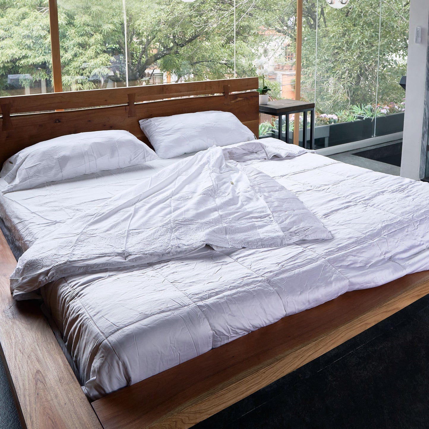 Relleno para Duvet - tela de bambú con algodón orgánico