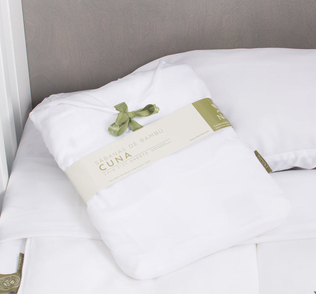 Set para Colecho Dulces Sueños - Sabana + Sobre colchón térmico 100% bambú
